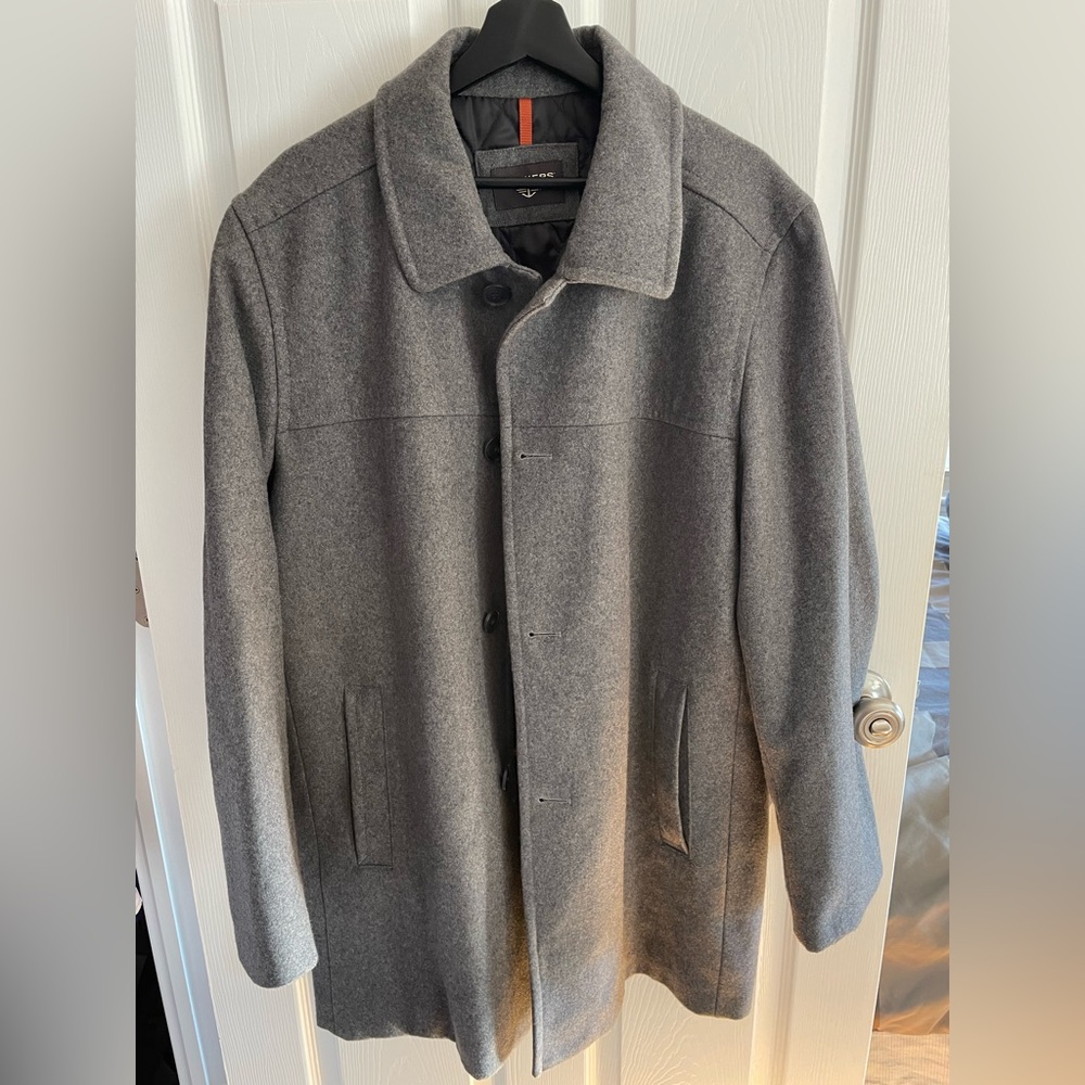 Dockers Gray Wool Blend Coat Size XL